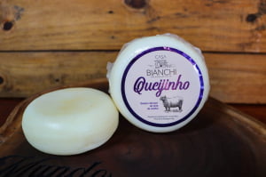 QUEIJINHO DA CASA BIANCHI - LEITE DE OVELHA - PREMIADO OURO 200G