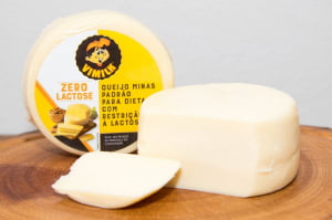 QUEIJO SEM LACTOSE - QUEIJO MINAS PADRÃO ZERO LACTOSE VIMILK PESO 500G