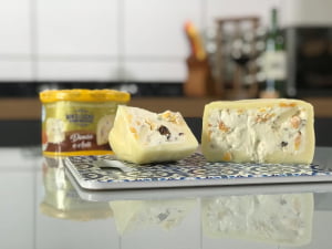 QUEIJO TRUFADO DAMASCO E AVELÃ BOM DA FAZENDA 600G